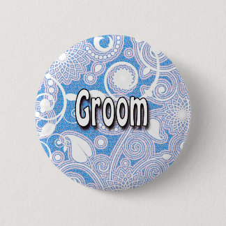 Badge Rond 5 Cm Bouton : Groom