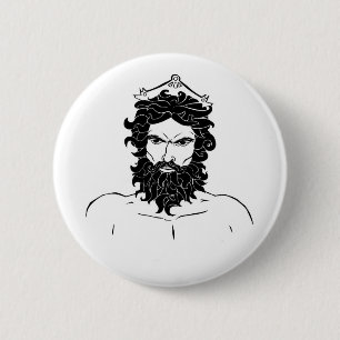Badge Rond 5 Cm Bouton Hadès