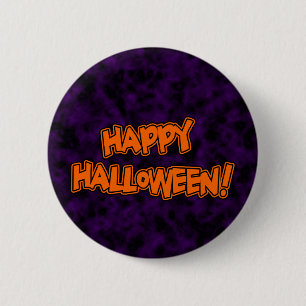 Badge Rond 5 Cm Bouton Halloween heureux