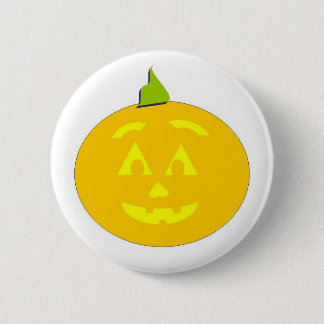 Badge Rond 5 Cm Bouton heureux de Jackolantern Halloween