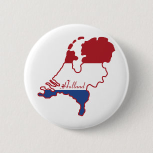 Badge Rond 5 Cm Bouton Holland