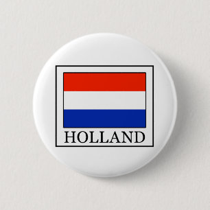 Badge Rond 5 Cm Bouton Hollande