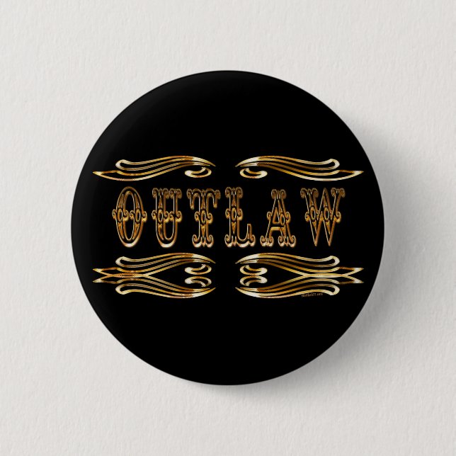 Badge Rond 5 Cm Bouton hors-loi (Devant)