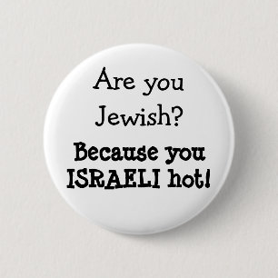 Badge Rond 5 Cm Bouton Humour juif