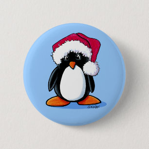 Badge Rond 5 Cm Bouton Humphrey Penguin