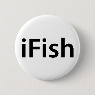 Badge Rond 5 Cm bouton iFish