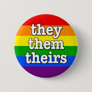 Badge Rond 5 Cm bouton "ils/eux/les leurs"