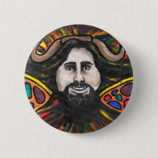 Badge Rond 5 Cm Bouton imaginatif de RMS