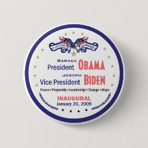 Badge Rond 5 Cm Bouton inaugural