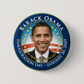 Badge Rond 5 Cm Bouton inaugural de Barack Obama