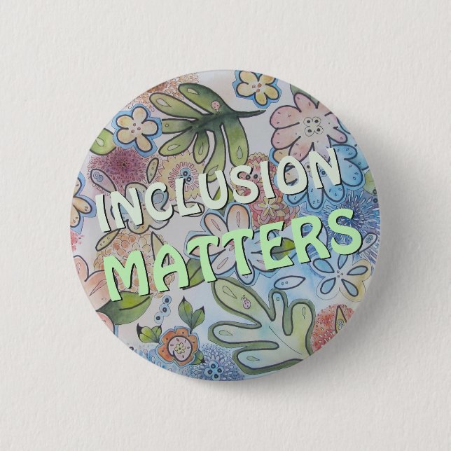 Badge Rond 5 Cm Bouton Inclusion Matters (Devant)