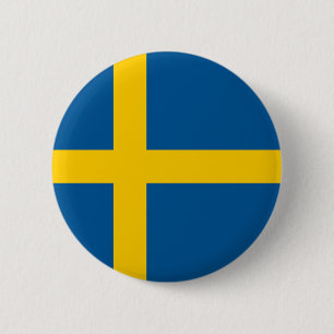Badge Rond 5 Cm Bouton Indicateur Suède