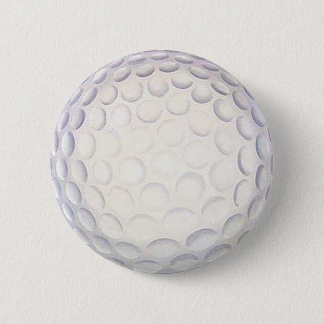 Badge Rond 5 Cm Bouton/insigne de boule de golf (Devant)