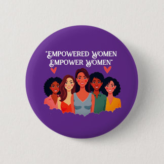 Badge Rond 5 Cm Bouton Inspiration pour l'autonomisation des femme