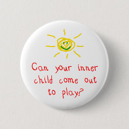 Badge Rond 5 Cm Bouton intérieur d'enfant