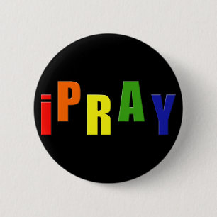 Badge Rond 5 Cm bouton iPray