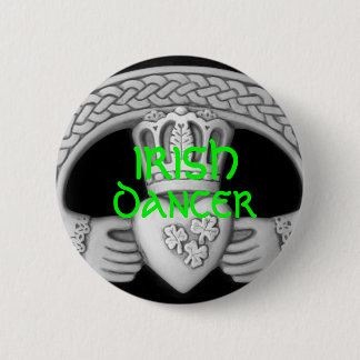 Badge Rond 5 Cm Bouton IRLANDAIS de DANSEUR/Pin - FEIS