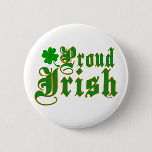 Badge Rond 5 Cm Bouton irlandais fier