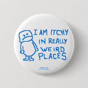 Badge Rond 5 Cm Bouton irritant