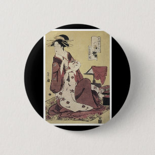 Badge Rond 5 Cm Bouton japonais