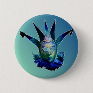 Badge Rond 5 Cm Bouton Jester