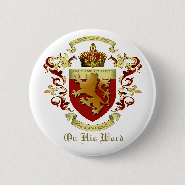 Badge Rond 5 Cm Bouton Jésus livre (Devant)