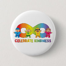 Bouton JollyKins Autism Infinity