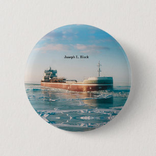 Badge Rond 5 Cm Bouton Joseph L. Block