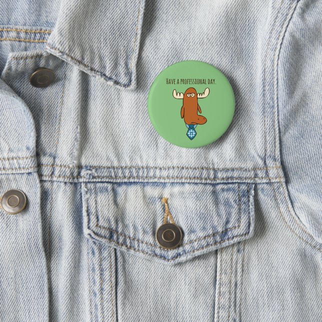 Badge Rond 5 Cm Bouton Jour Professionnel (En situation)