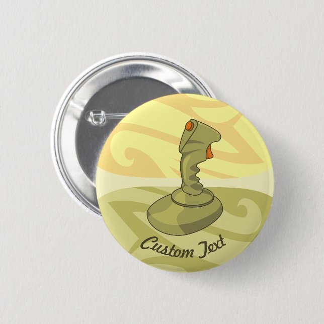 Badge Rond 5 Cm Bouton Joystick (Devant & derrière)