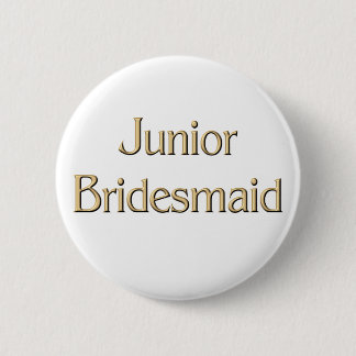 Badge Rond 5 Cm Bouton junior de demoiselle d'honneur
