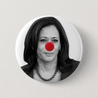 Badge Rond 5 Cm Bouton Kamala Clown