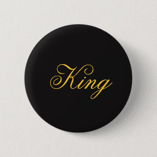 Badge Rond 5 Cm Bouton King