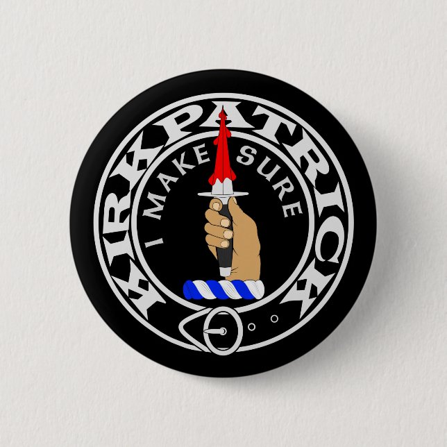 BADGE ROND 5 CM BOUTON KIRKPATRICK "ASSURER" (Devant)