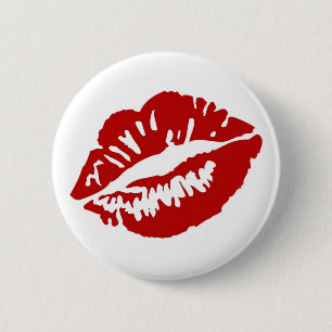 Badge Rond 5 Cm bouton KISS