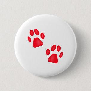 Badge Rond 5 Cm Bouton Kitty Paws