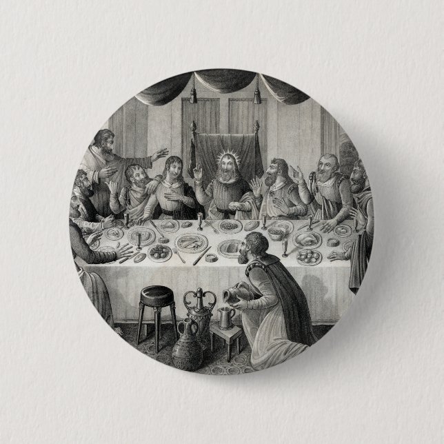 Badge Rond 5 Cm Bouton "La Dernière soupe" (Devant)