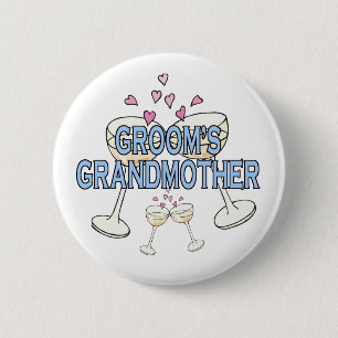 Badge Rond 5 Cm Bouton : La grand-mère du marié