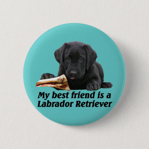Badge Rond 5 Cm Bouton « labrador retriever «