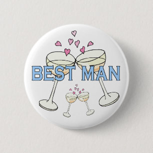 Badge Rond 5 Cm Bouton : Le meilleur homme