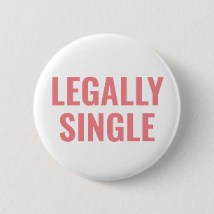Badge Rond 5 Cm Bouton Légal Unique