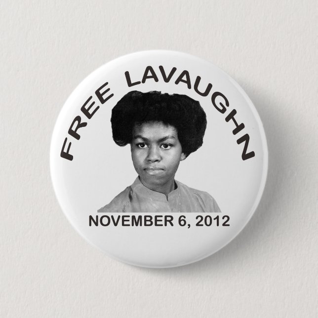 Badge Rond 5 Cm Bouton LIBRE de LAVAUGHN (Devant)