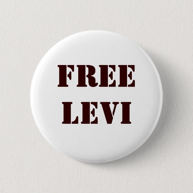 Badge Rond 5 Cm Bouton LIBRE de LÉVI (Devant)