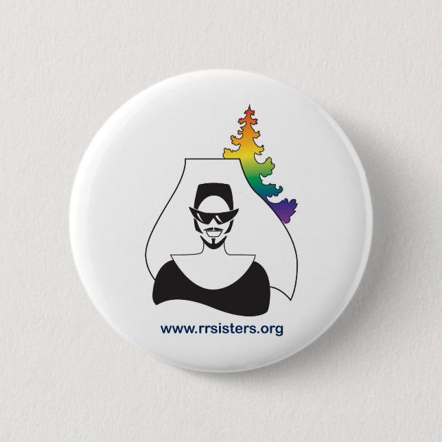 Badge Rond 5 Cm Bouton Logo des soeurs RR (Devant)