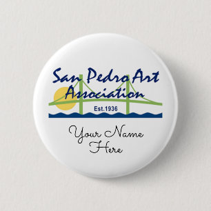 Badge Rond 5 Cm Bouton - Logo SPAA et nom