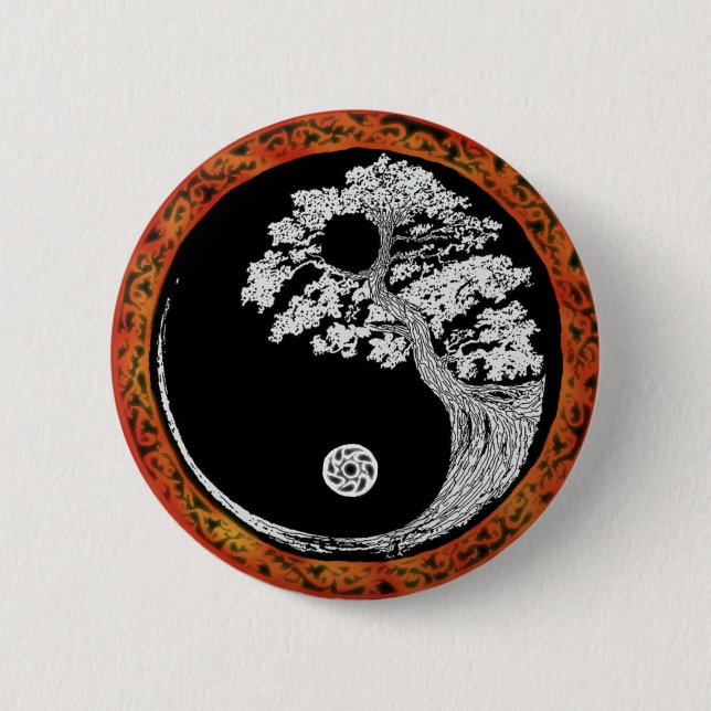 Badge Rond 5 Cm Bouton Logo Woebegone Sol (Devant)