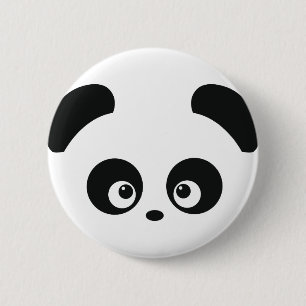 Badge Rond 5 Cm Bouton Love Panda®