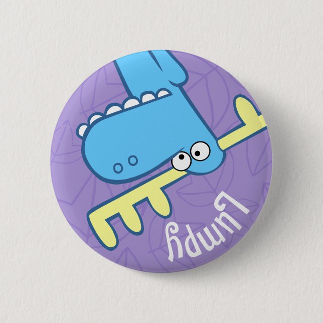 Badge Rond 5 Cm Bouton Lumpy Cute (Devant)