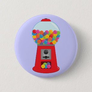 Badge Rond 5 Cm Bouton Machine à gumball