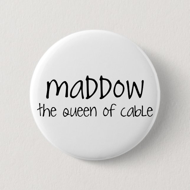 Badge Rond 5 Cm Bouton Maddow (Devant)